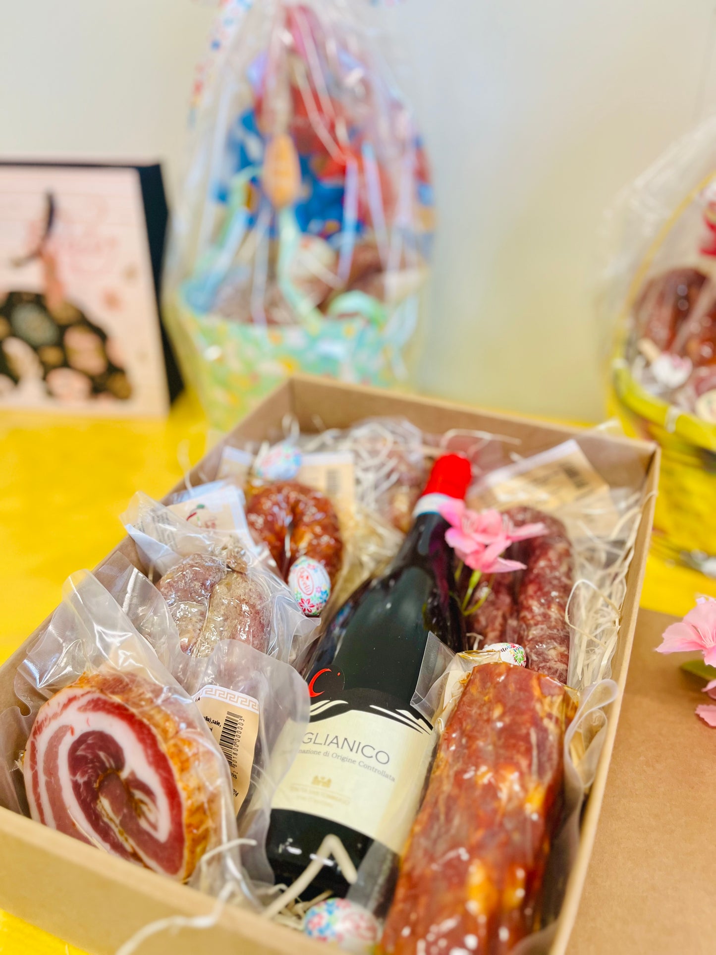 Box regalo con salumi artigianali Cembalo - idea regalo per Pasqua