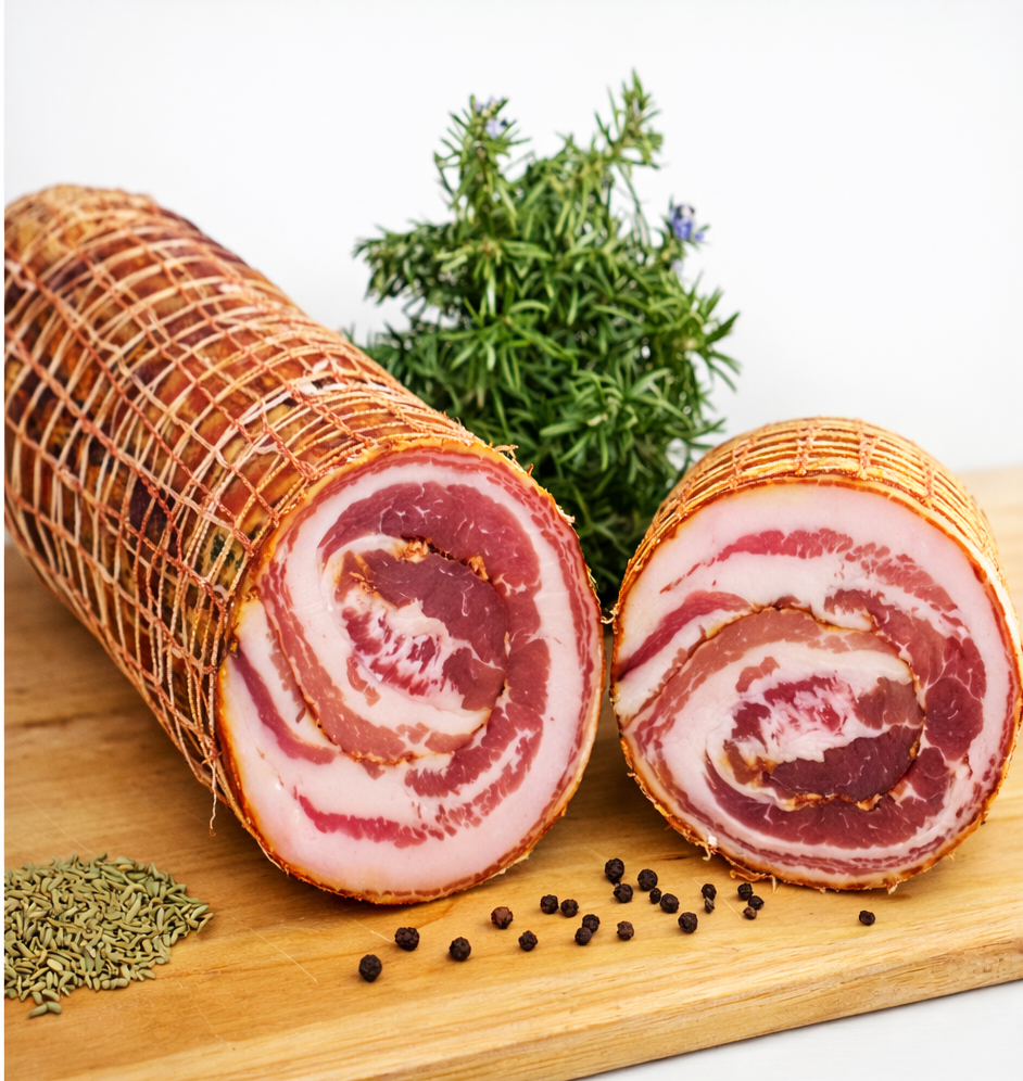 Cembalo Salumi - Sweet and Spicy Rolled Bacon
