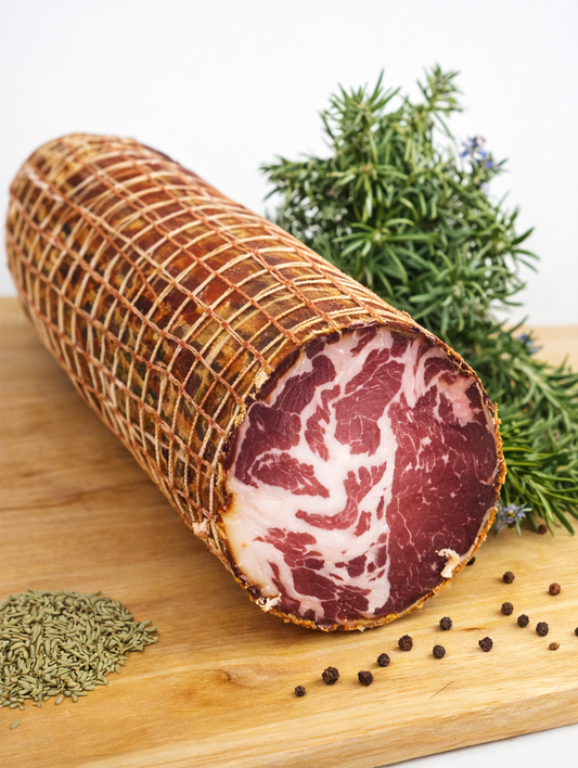 Cembalo Salumi | Capocollo Cilentano Stagionato | Salumi Artigianali Campania