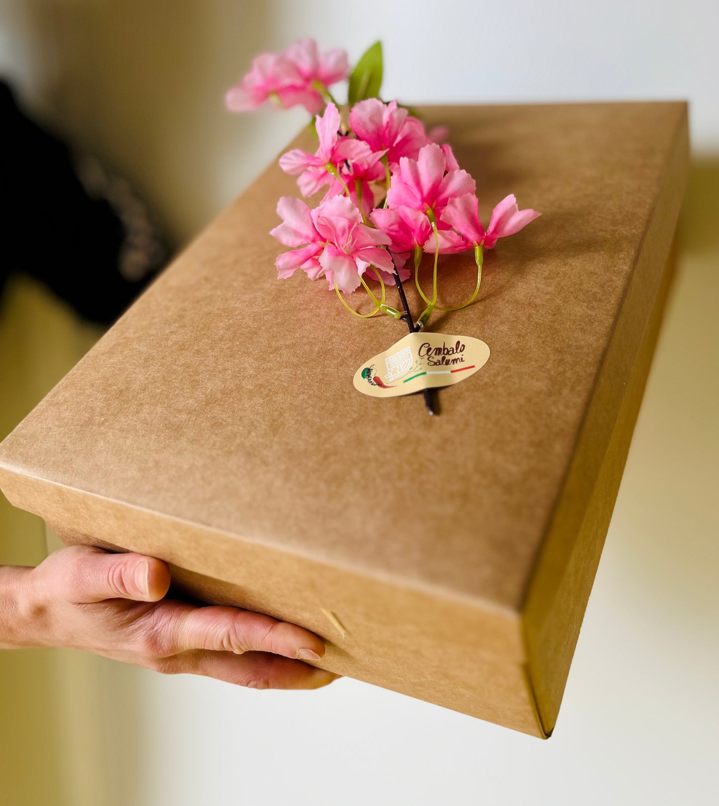 Box regalo con salumi artigianali Cembalo - idea regalo per Pasqua