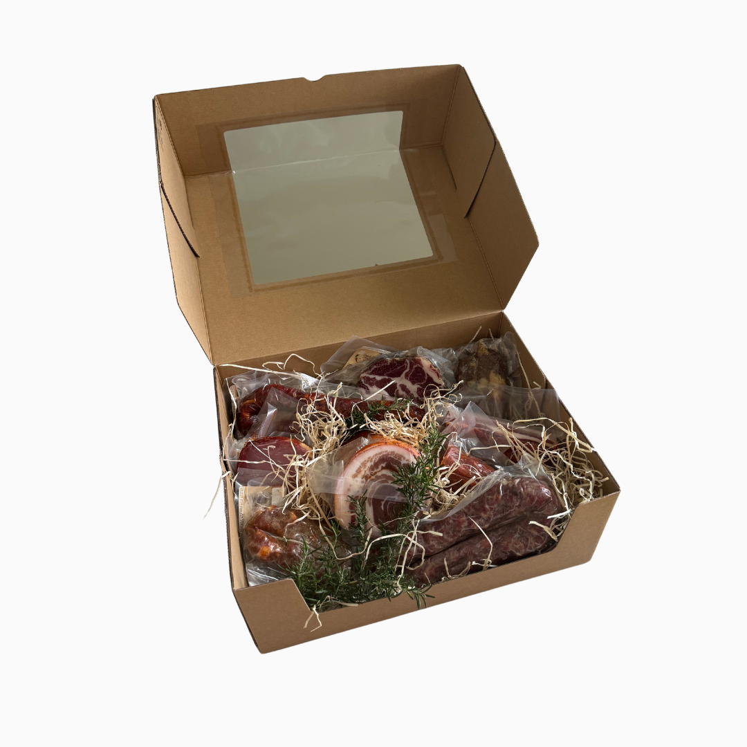 Cembalo Salumi - Box Artigianale con 9 Salumi Cilentani